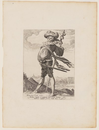 Coronel, dos Oficiais e Soldados da Guarda-costas do Imperador Rodolfo II de Jacques de Gheyn II