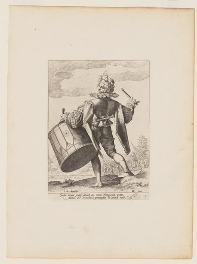 Baterista, de Oficiais e soldados da guarda-costas do Imperador Rodolfo II de Jacques de Gheyn II