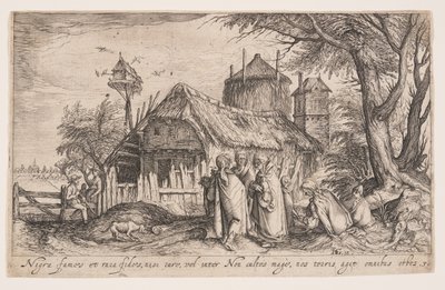 Paisagem com pessoas de etnia cigana, de Paisagens de Jacques de Gheyn II