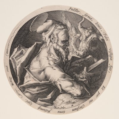 Lucas, de Os Evangelistas de Jacques de Gheyn II