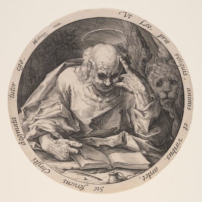Marcos, de Os Evangelistas de Jacques de Gheyn II