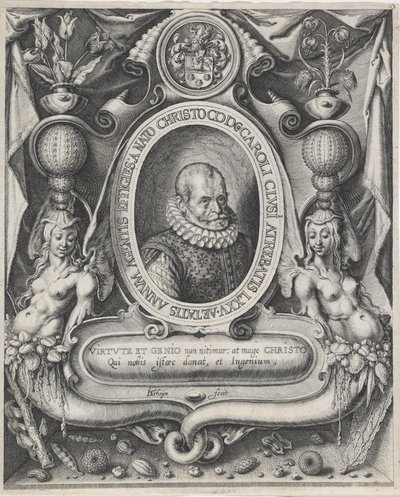 Retrato de Carolus Clusius (Charles de l