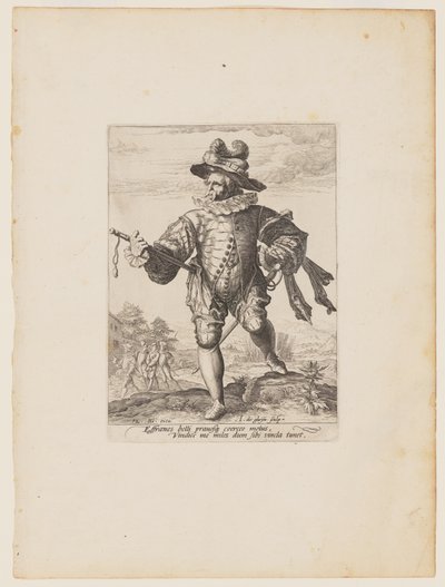 Provedor, dos Oficiais e Soldados da Guarda-costas do Imperador Rodolfo II de Jacques de Gheyn II