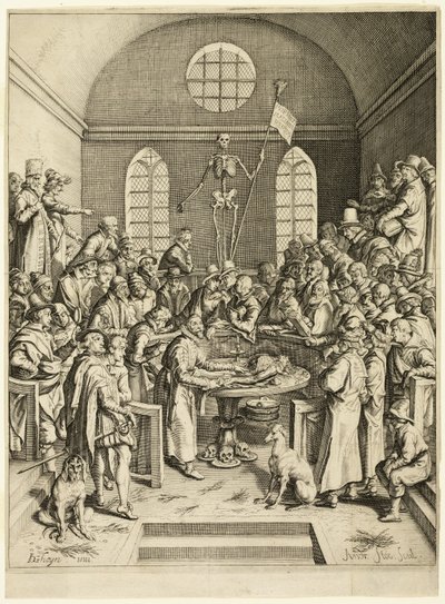 A lição anatómica do professor Pauw de Jacques de Gheyn II