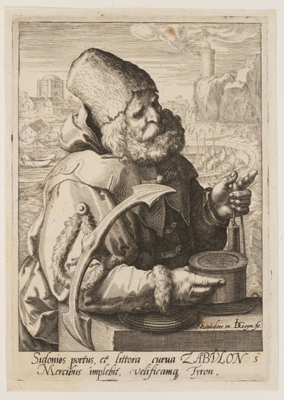 Zebulon, de Os Doze Filhos de Jacob de Jacques de Gheyn II