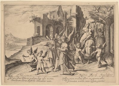 Retorno da fuga para o Egito de Jacques de Gheyn II, after Karel van Mander I