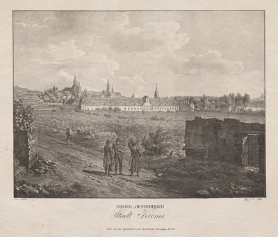 Baixa Áustria, cidade de Krems de Jakob Alt