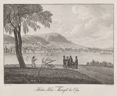 Ungern, mosteiro de Klein, Mariazell perto de Ofen de Jakob Alt