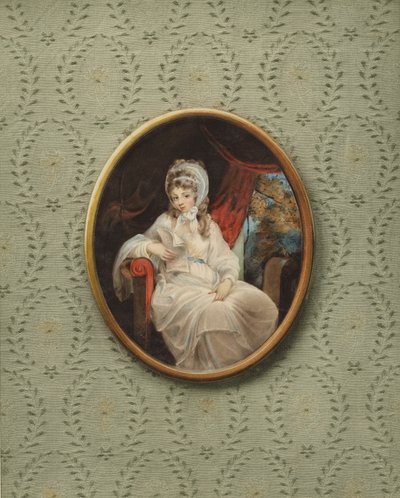 Retrato de uma mulher desconhecida de Jakob Axel Gillberg
