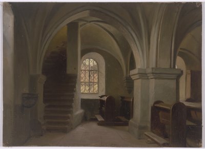 Interior de igreja de Jakob Becker