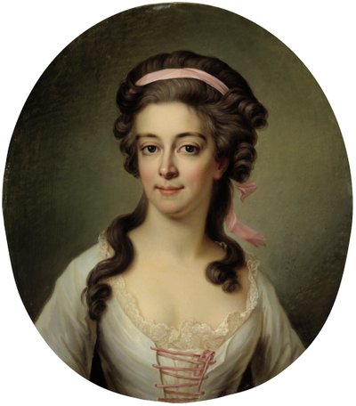 Retrato da Condessa Maria Eleonora Lewenhaupt, de solteira Koskull 1765-1823. de Jakob Björk