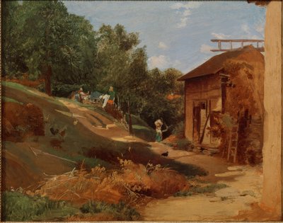 Fazenda no Taunus de Jakob Fürchtegott Dielmann