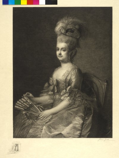 Arquiduquesa da Áustria Marie Christine (gravura) de Jakob Groh
