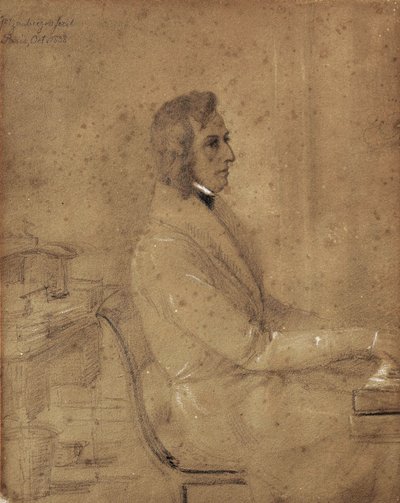Fryderyk Chopin ao piano. de Jakob Götzenberger