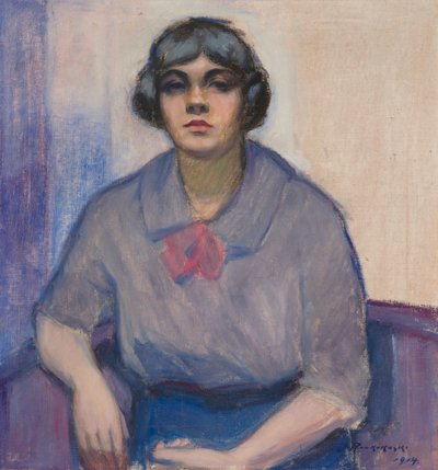 Retrato de uma mulher de Jalmari Ruokokoski