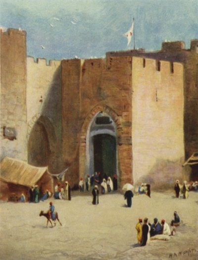 Jaffa; ou, "Fish Gate" (cor litho) de James (after) Clark