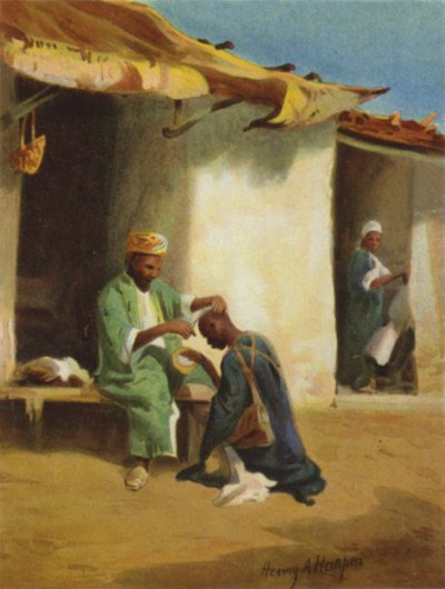 Fazer calvície na cabeça (cor litho) de James (after) Clark