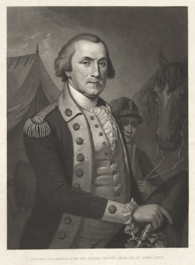 Geroge Washington, pub. 1850 (gravura) de James (after) Peale