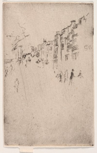 Um fragmento de Piccadilly. de James Abbott McNeill Whistler