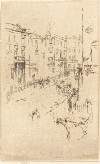 Rua Alderney, c. 18801881. de James Abbott McNeill Whistler
