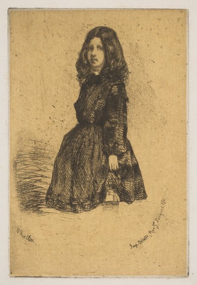 Annie, 1858. de James Abbott McNeill Whistler