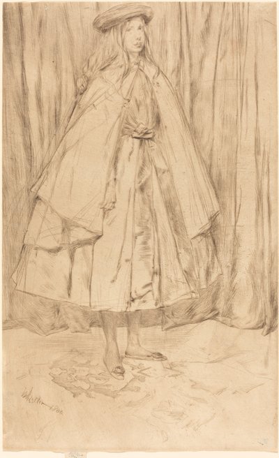Annie Haden, 1860. de James Abbott McNeill Whistler