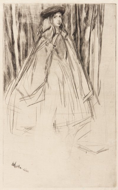 Annie Haden, 1860. de James Abbott McNeill Whistler