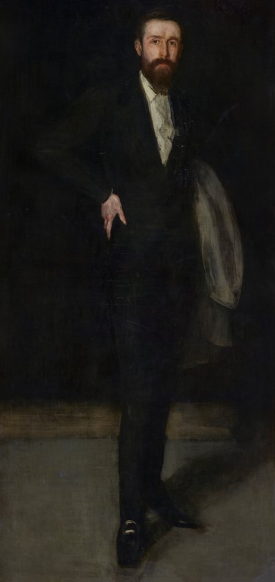Arranjo em Preto: Retrato de F. R. Leyland, 1870-1873. de James Abbott McNeill Whistler