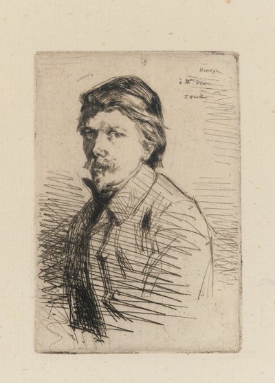Auguste Delatre, 1858. de James Abbott McNeill Whistler