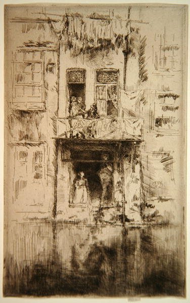 Varanda, Amsterdão de James Abbott McNeill Whistler