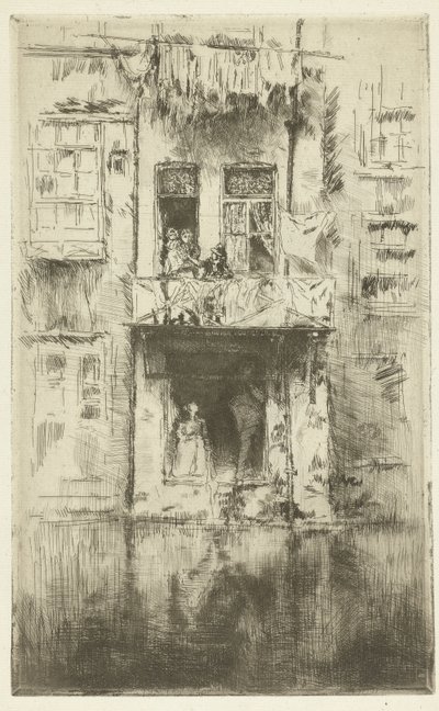 Varanda de uma casa em Amesterdão
Varanda, Amesterdão de James Abbott McNeill Whistler