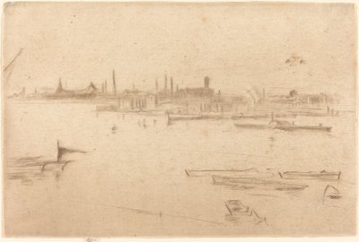 Battersea: Dawn, 1875. de James Abbott McNeill Whistler