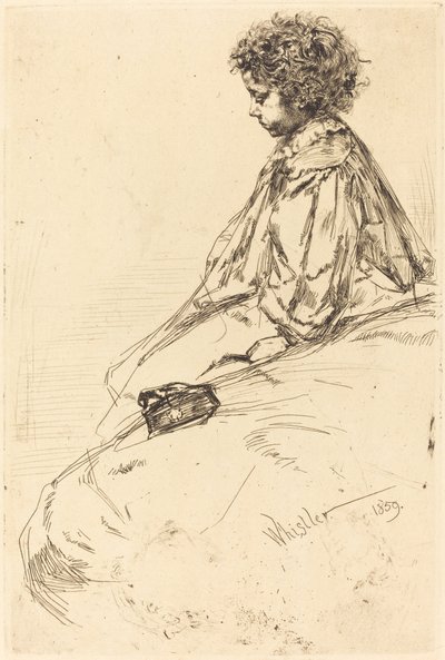 Bibi Lalouette, 1859. de James Abbott McNeill Whistler