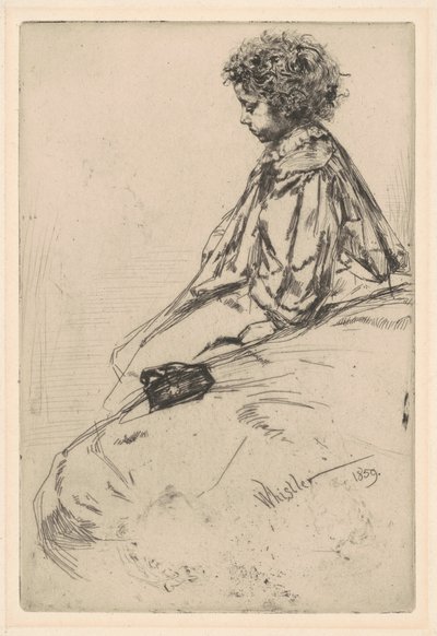 Bibi Lalouette, 1859. de James Abbott McNeill Whistler