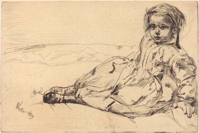 Bibi Valentin, 1859. de James Abbott McNeill Whistler
