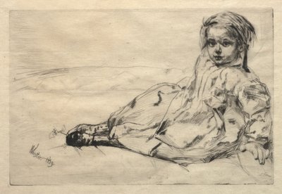Bibi Valentin, 1859. de James Abbott McNeill Whistler