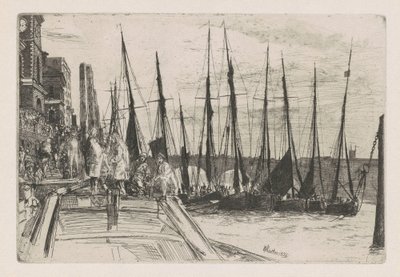 Billingsgate, 1859. de James Abbott McNeill Whistler