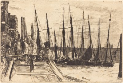 Billingsgate, 1859. de James Abbott McNeill Whistler