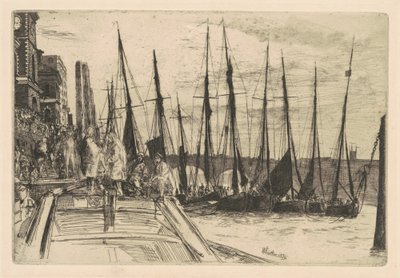 Billingsgate, 1859. de James Abbott McNeill Whistler