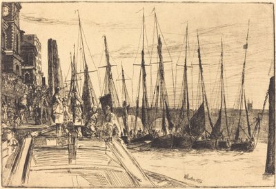 Billingsgate, 1859. de James Abbott McNeill Whistler