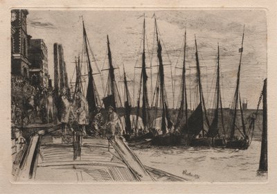 Billingsgate, 1859. de James Abbott McNeill Whistler