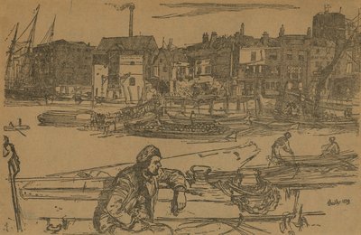 Cais de Leão Negro de James Abbott McNeill Whistler