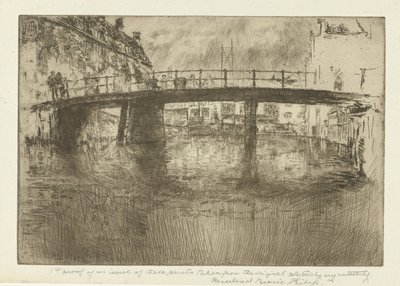 Ponte em Amsterdã Ponte, Amsterdã de James Abbott McNeill Whistler