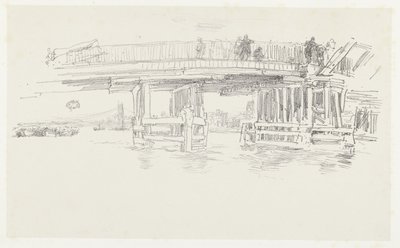 Brug over de Theems
Velha Ponte de Battersea de James Abbott McNeill Whistler