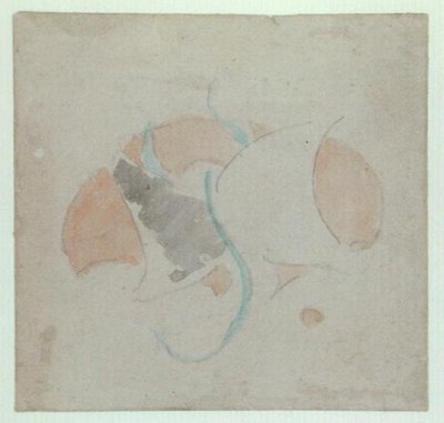 Motivo borboleta (lápis e aguarela sobre papel) de James Abbott McNeill Whistler