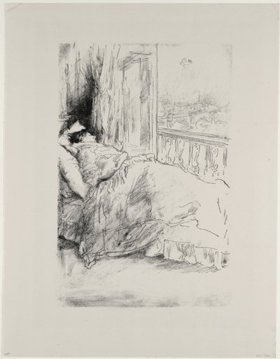 Pela varanda, 1896 de James Abbott McNeill Whistler
