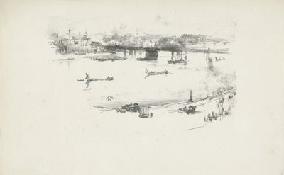 Ponte Ferroviária Charing Cross de James Abbott McNeill Whistler