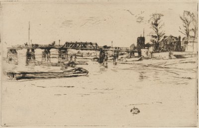 Chelsea, 1879. de James Abbott McNeill Whistler