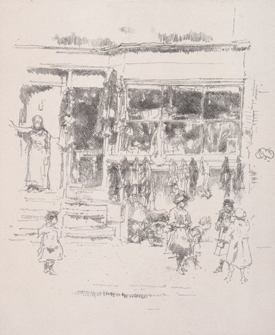 Chelsea Rags, 1888. de James Abbott McNeill Whistler