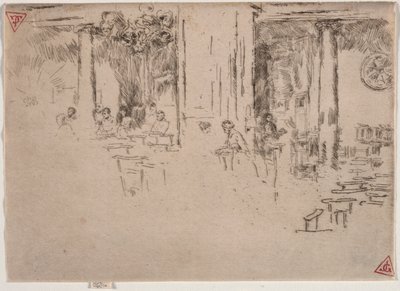 Igreja, Bruxelas. de James Abbott McNeill Whistler